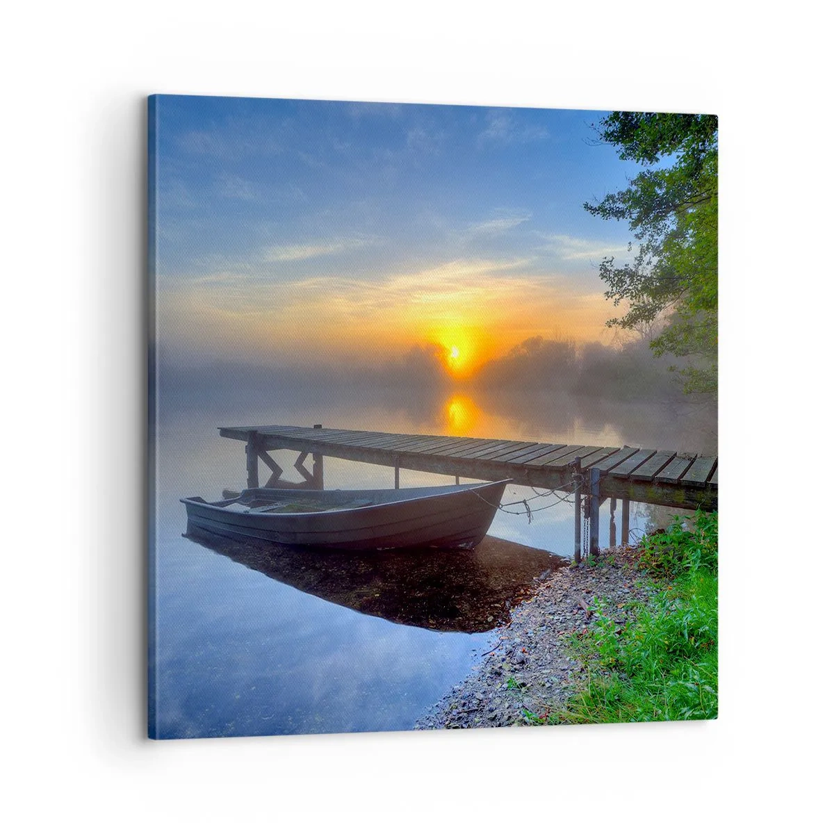 Bild auf Leinwand - Leinwandbild - Wie aus Gewöhnlichem Magie wird - 60x60 cm
