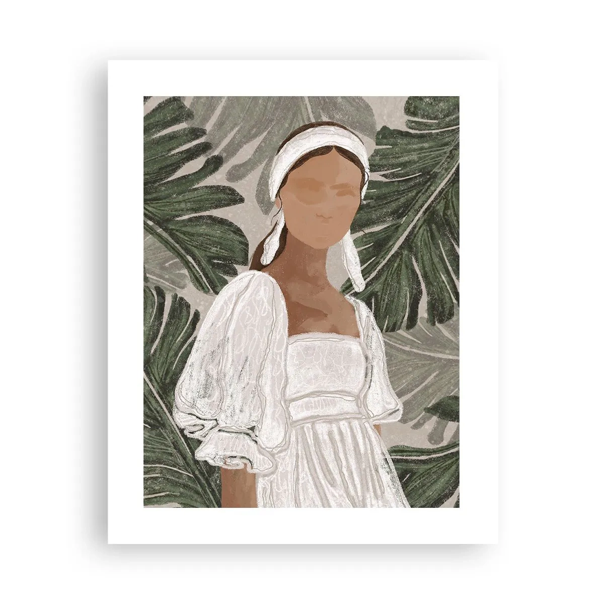 Poster - Exotisches Porträt - 40x50 cm