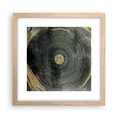 Poster in einem Rahmen aus heller Eiche - Veränderung und Beständigkeit - 30x30 cm