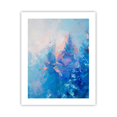 Poster - Winter-Abstraktion - 40x50 cm