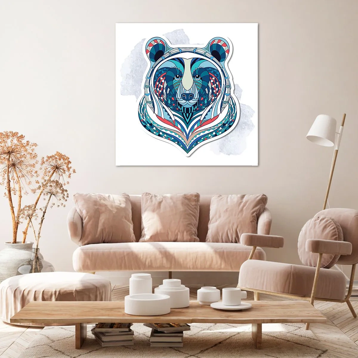 Bild auf Leinwand - Leinwandbild - Eviva Grönland! - 70x70 cm