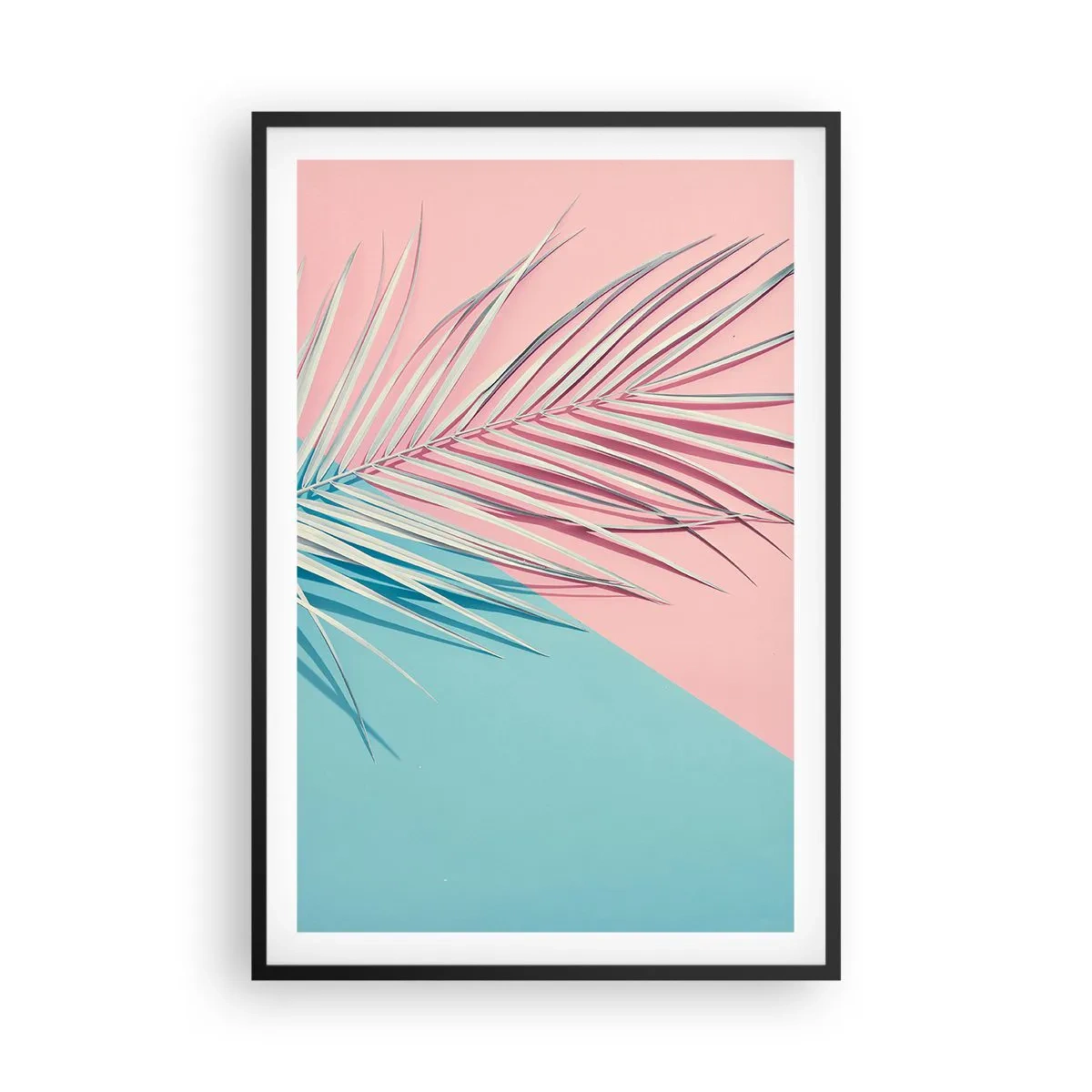 Poster in einem schwarzem Rahmen - Tropischer Eindruck - 61x91 cm