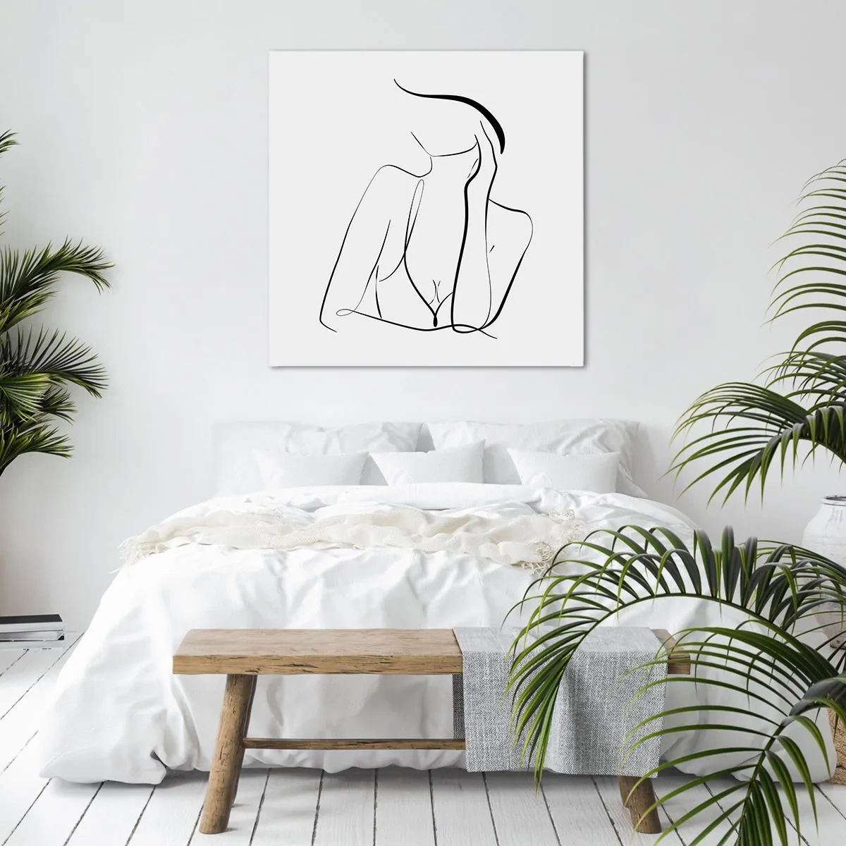 Bild auf Leinwand - Leinwandbild - Auf der Traumwelle - 40x40 cm