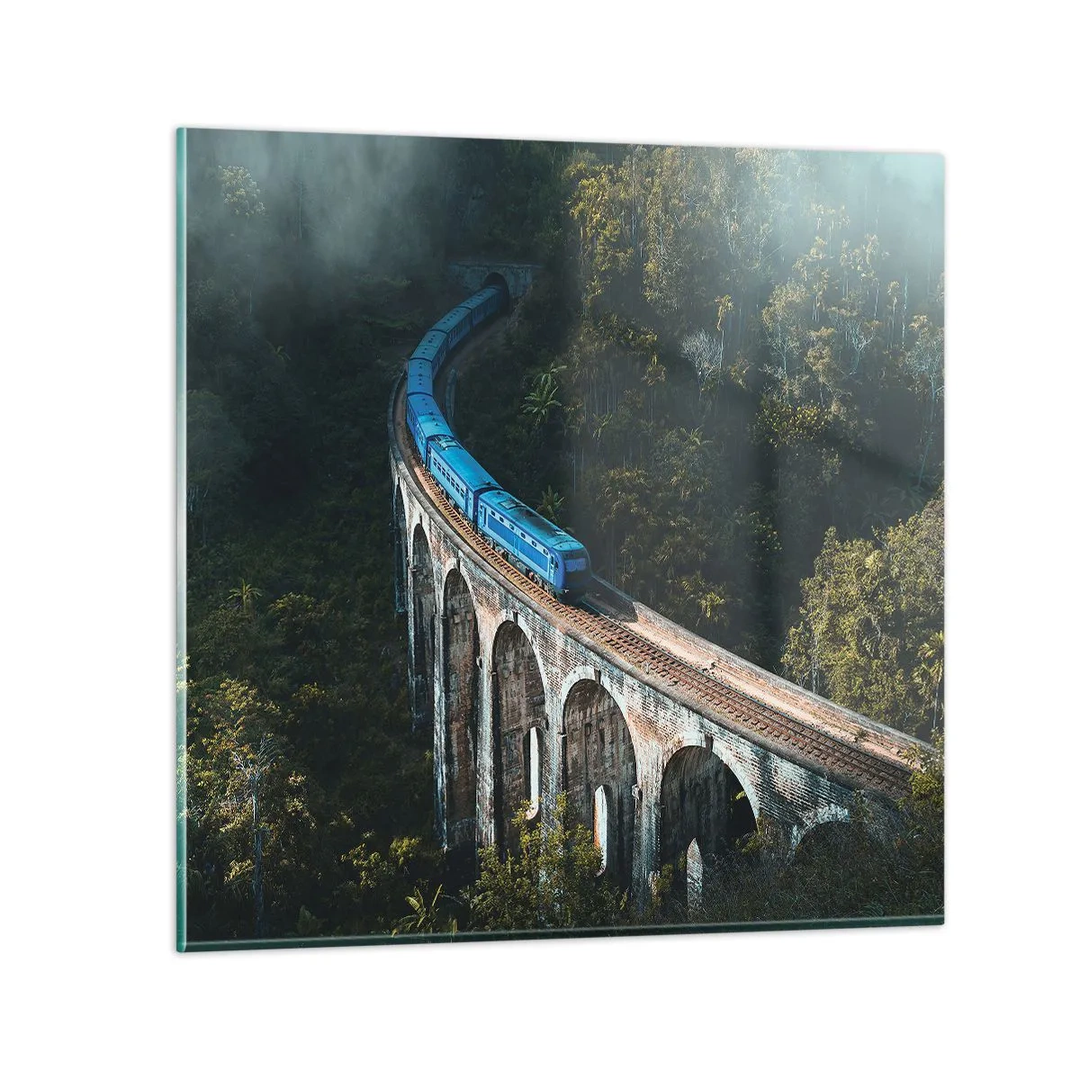 Glasbild - Bild auf glas - Neigung zur Natur - 70x70 cm