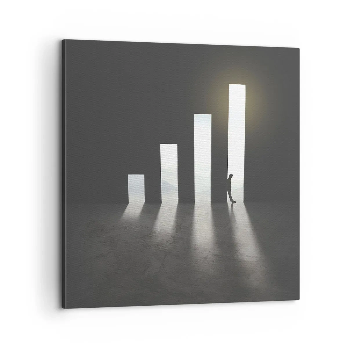 Bild auf Leinwand - Leinwandbild - Erfolg – Impression - 60x60 cm