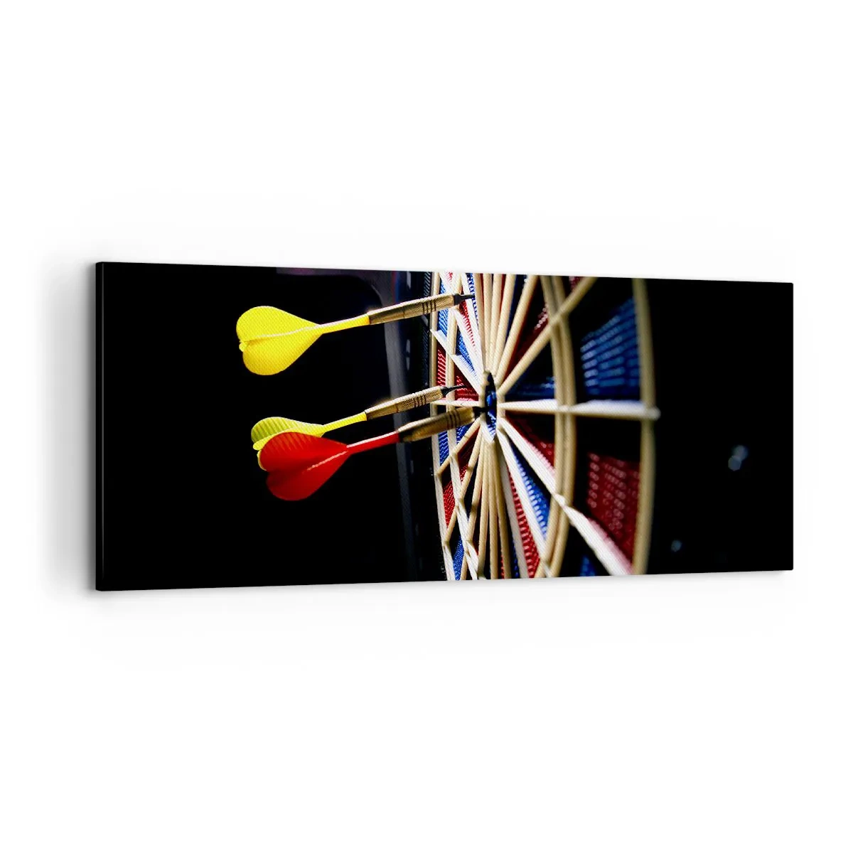 Bild auf Leinwand - Leinwandbild - Auf den Punkt gebracht - 100x40 cm