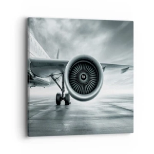 Bild auf Leinwand - Leinwandbild - Die Macht ist da! - 40x40 cm