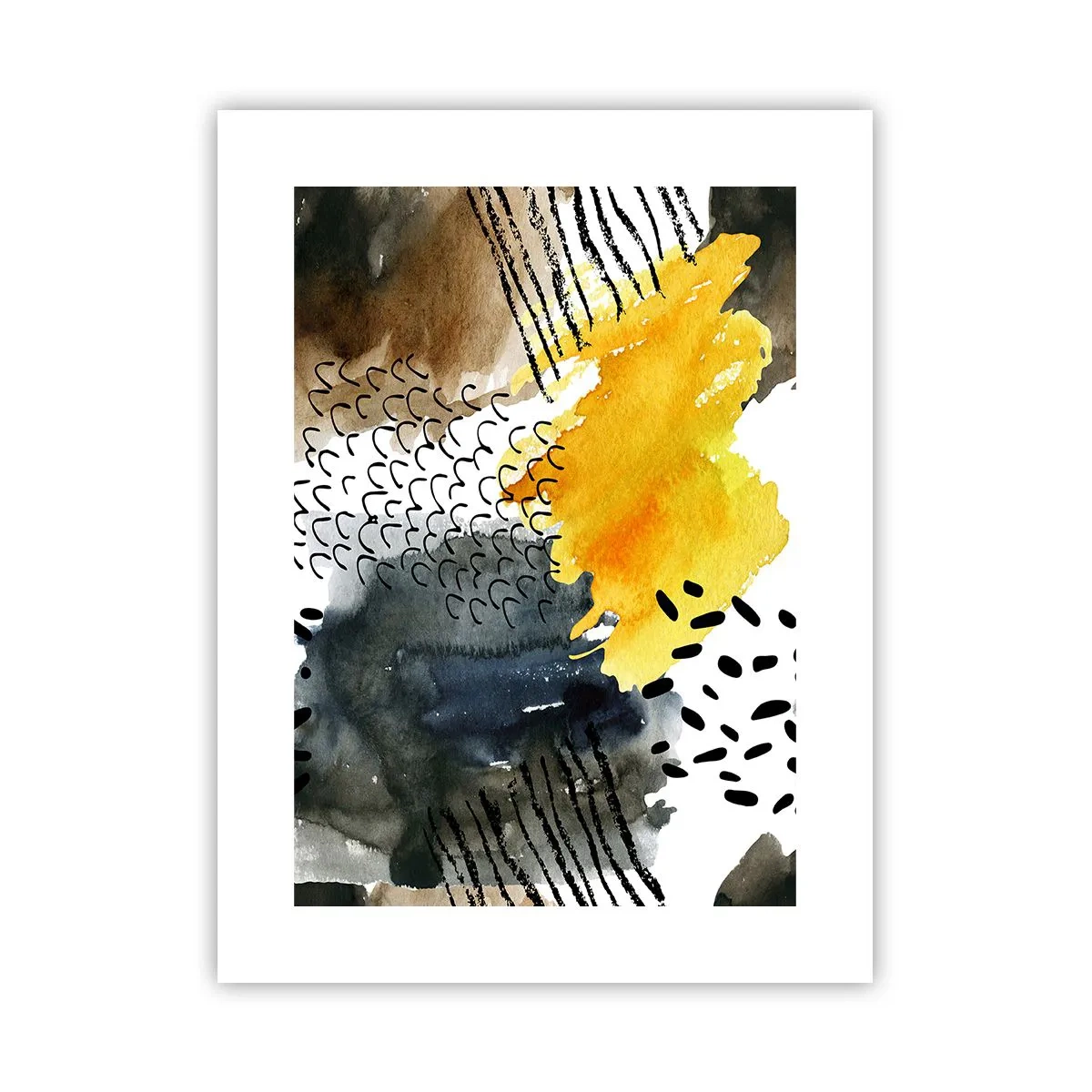Poster - Ein Treffen der Elemente der Natur - 30x40 cm