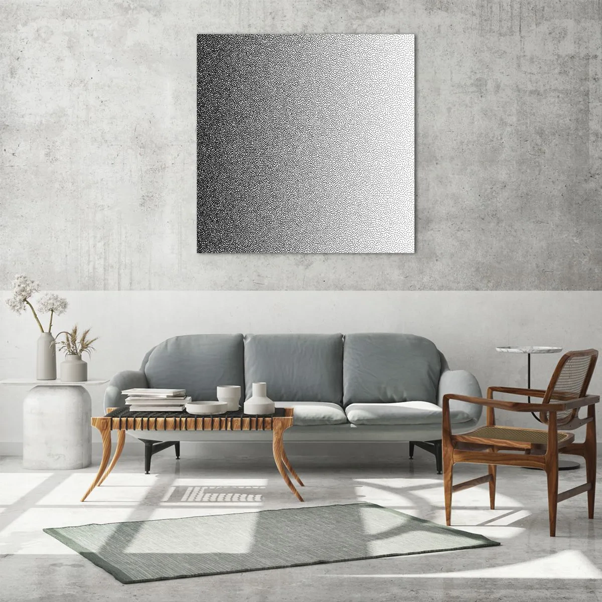 Glasbild - Bild auf glas - Dem Licht entgegen - 50x50 cm