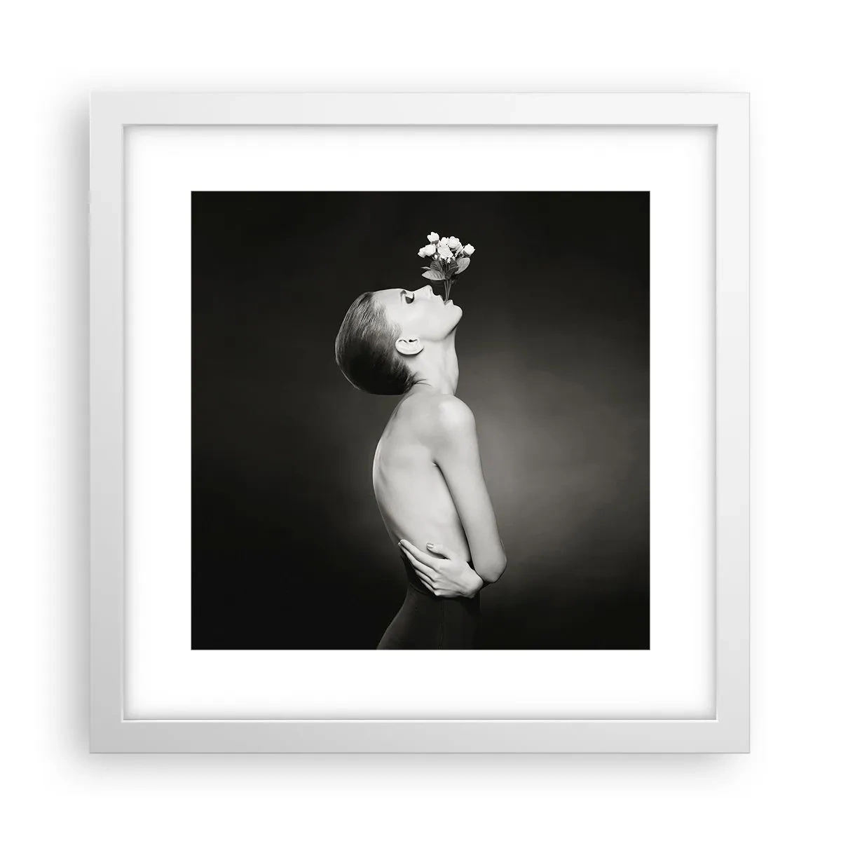 Poster in einem weißen Rahmen - Exzentrische Eleganz - 30x30 cm