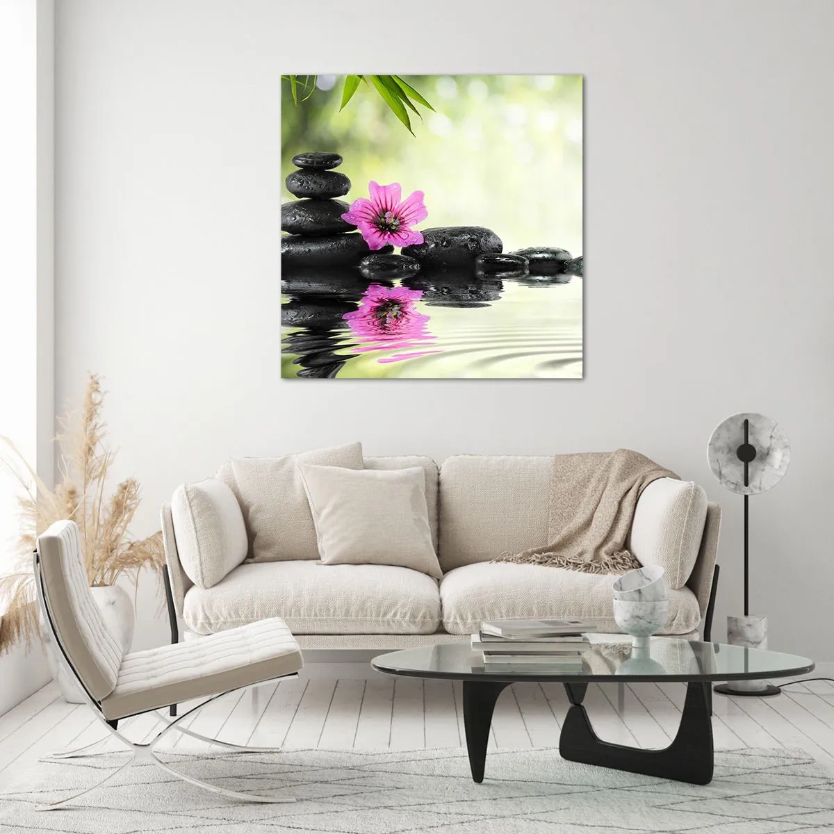 Glasbild - Bild auf glas - Zeit für die Seele - 70x70 cm