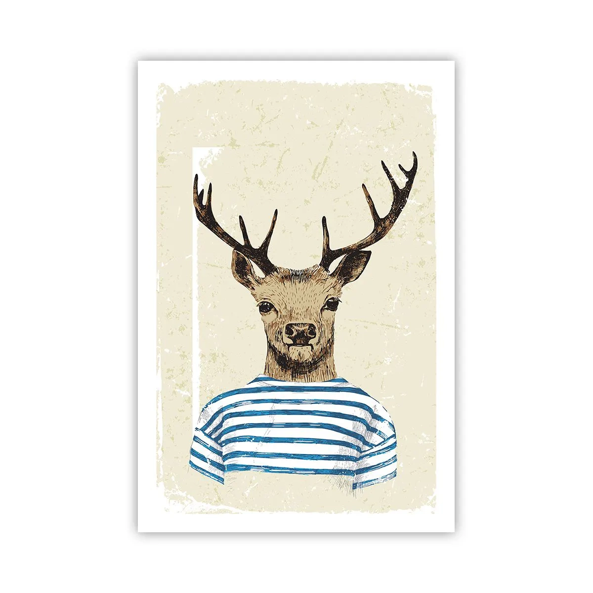 Poster - Weil ich gestreifte T-Shirts mag! - 61x91 cm