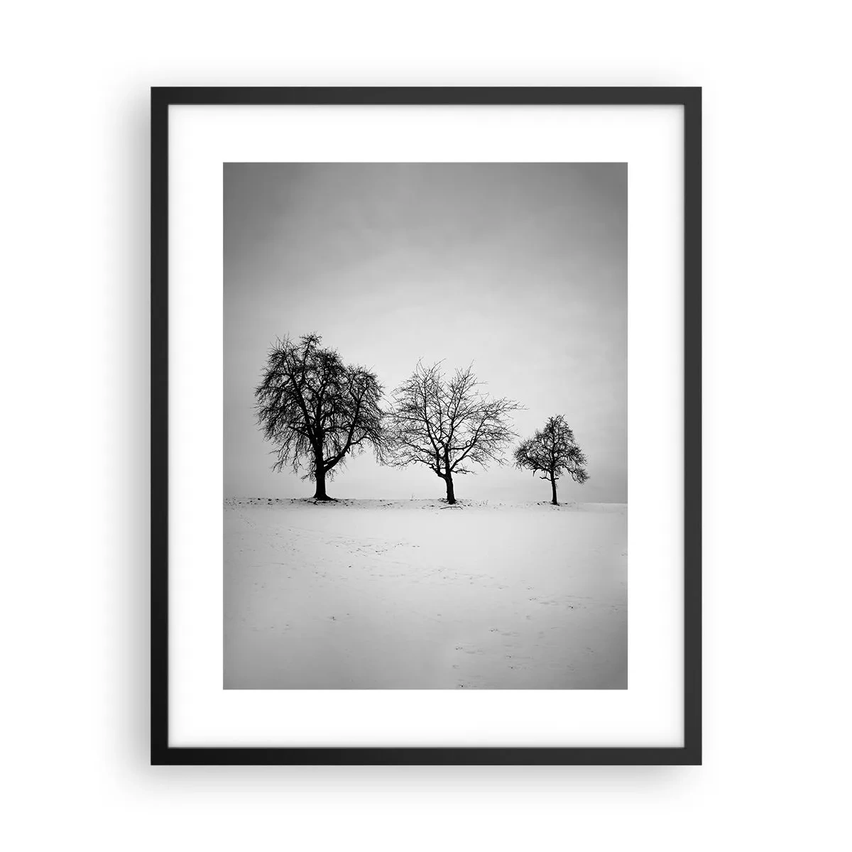 Poster in einem schwarzem Rahmen - Wovon träumen sie? - 40x50 cm