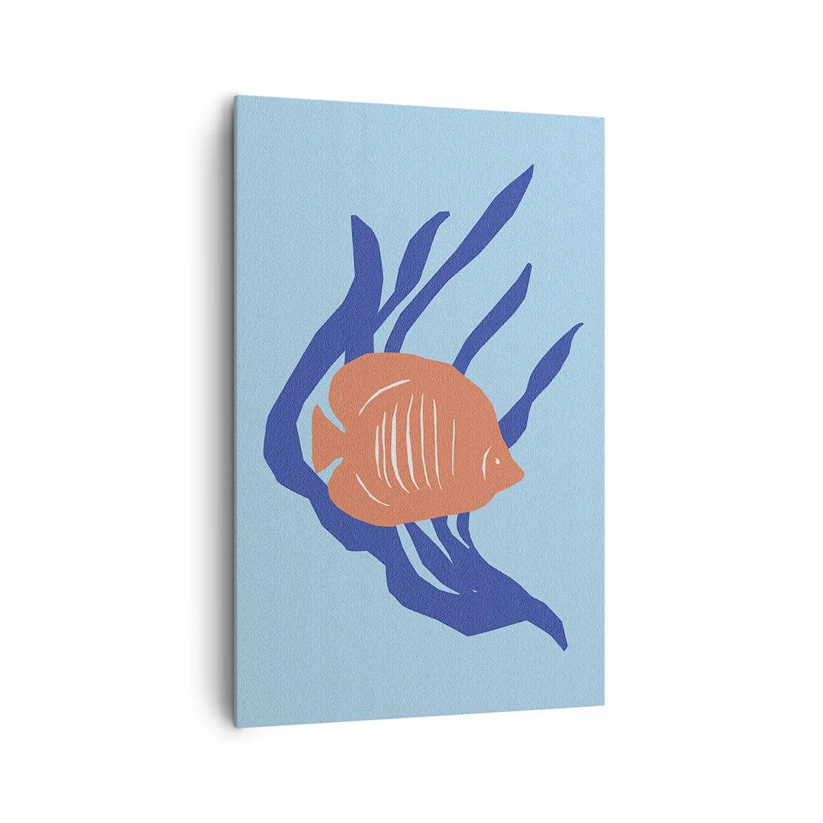 Bild auf Leinwand - Leinwandbild - Bewohnerin von Korallengewässern - 80x120 cm