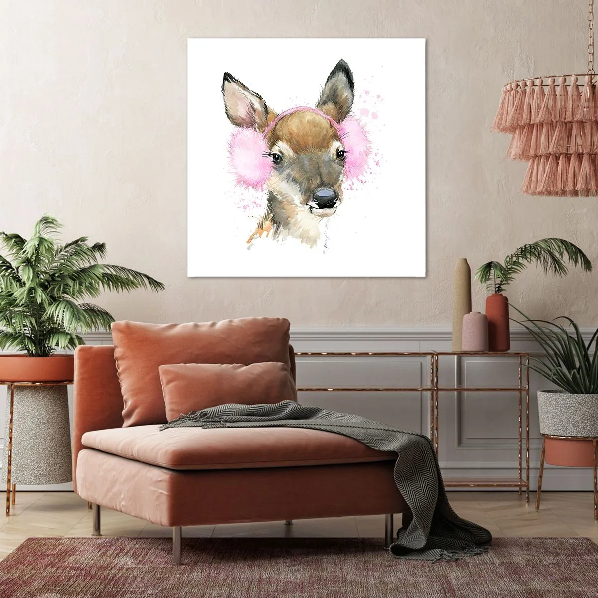 Bild auf Leinwand - Leinwandbild - Und der Frost ist nicht mehr schrecklich - 30x30 cm