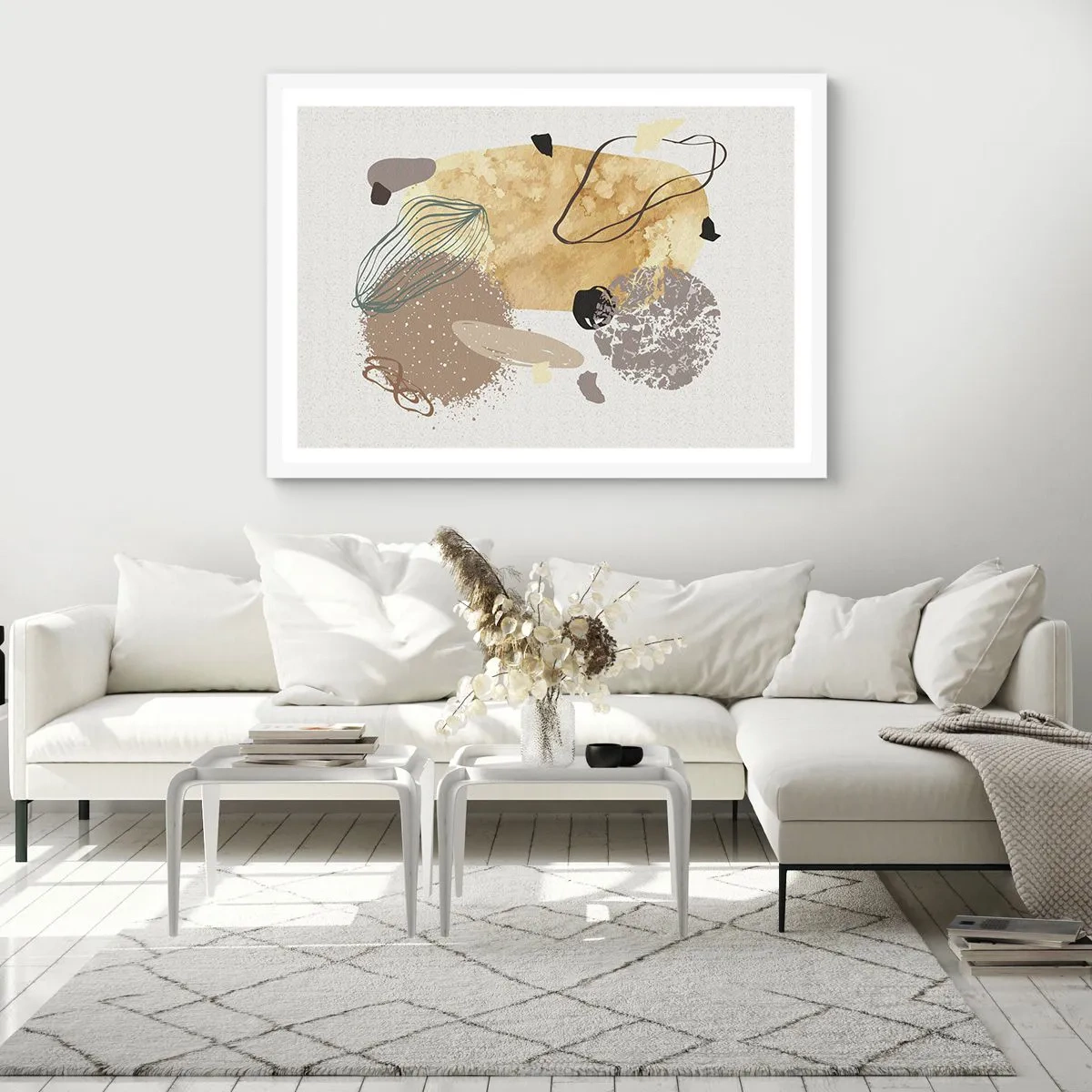 Poster in einem weißen Rahmen - Angewandte Plumkologie - 70x50 cm