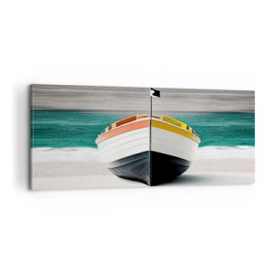Bild auf Leinwand - Leinwandbild - An seinem Platz - 100x40 cm