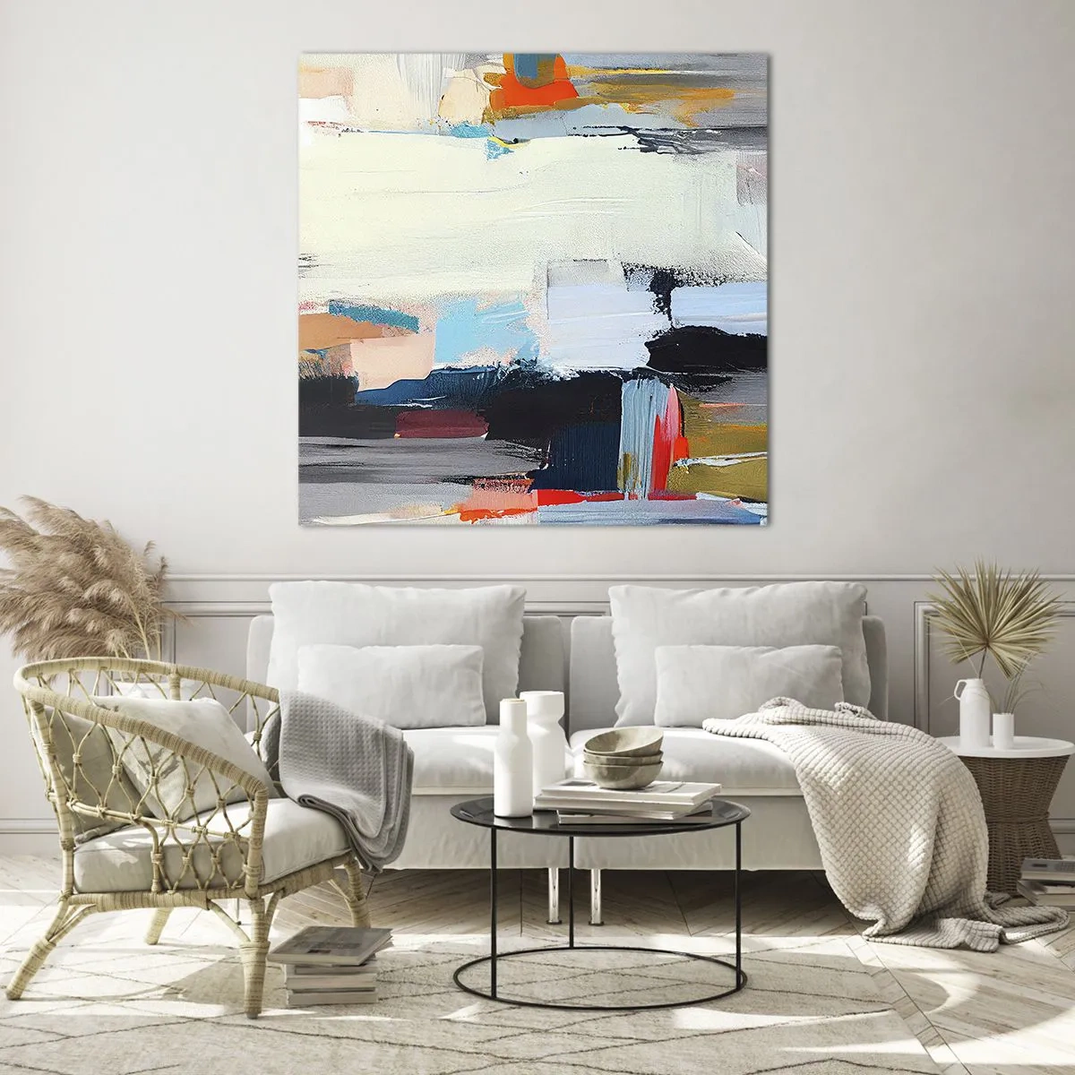 Glasbild - Bild auf glas - Gibt es eine Methode? - 60x60 cm