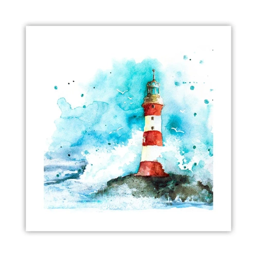 Poster - Einheit der Elemente - 40x40 cm