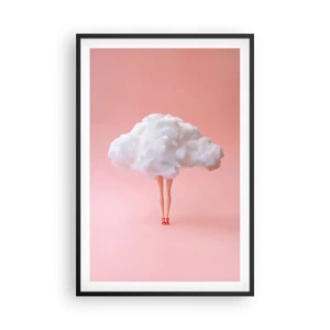 Poster in einem schwarzem Rahmen - Süßes Versprechen - 61x91 cm