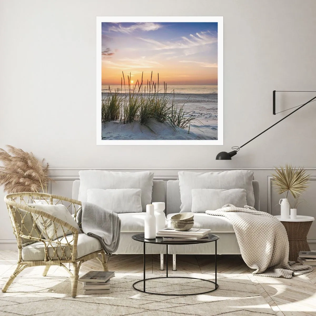 Poster - Schau, denk, fühl - 60x60 cm