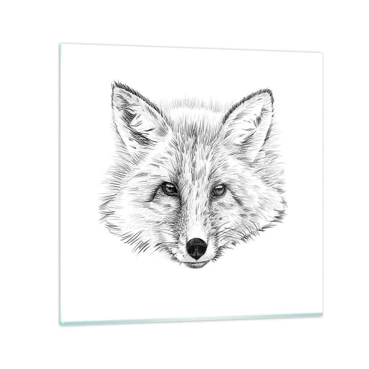 Glasbild - Bild auf glas - Können diese Augen lügen? - 70x70 cm