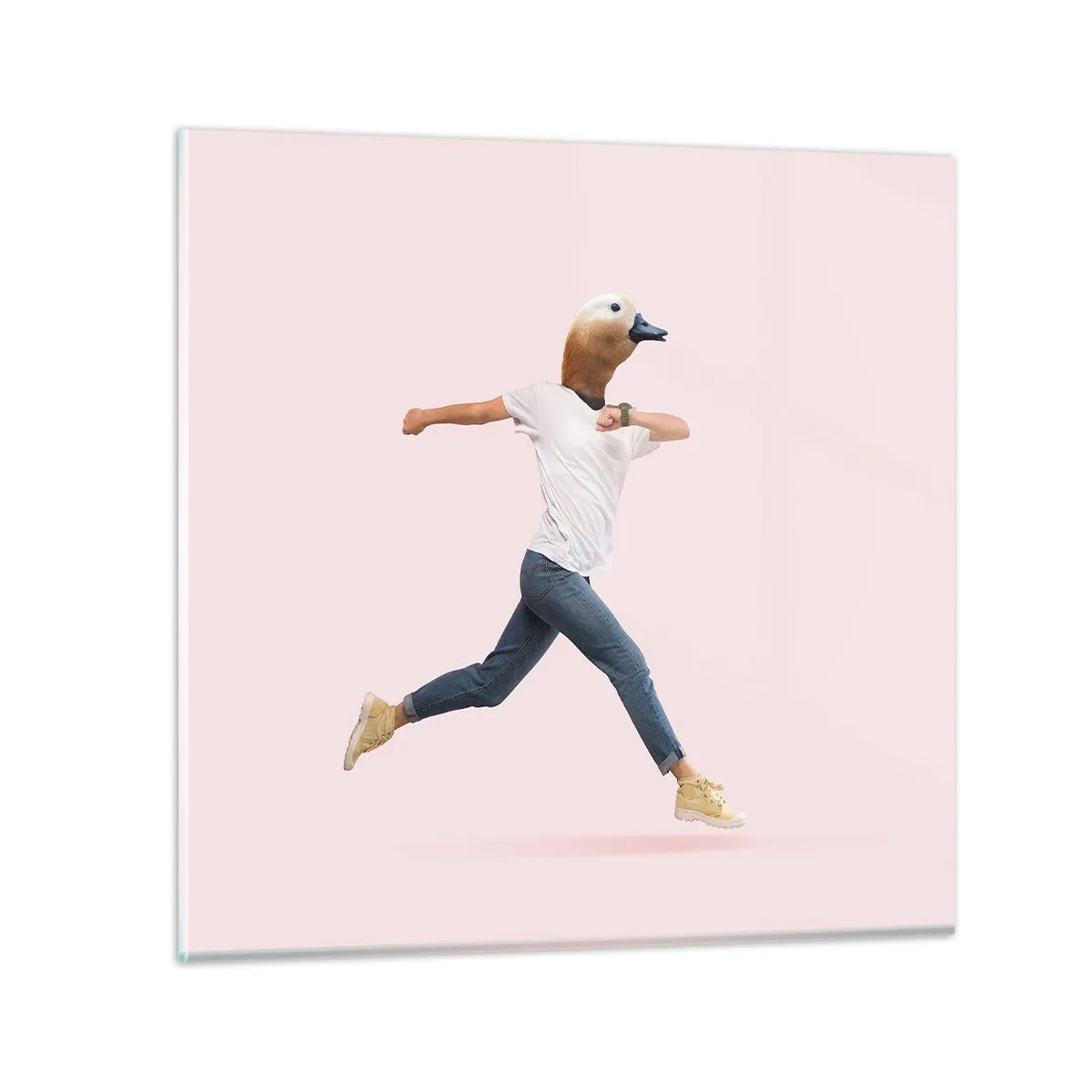 Glasbild - Bild auf glas - Eine Prise Absurdität - 70x70 cm