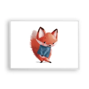 Poster in einem weißen Rahmen - Steht mir das gut? - 100x70 cm