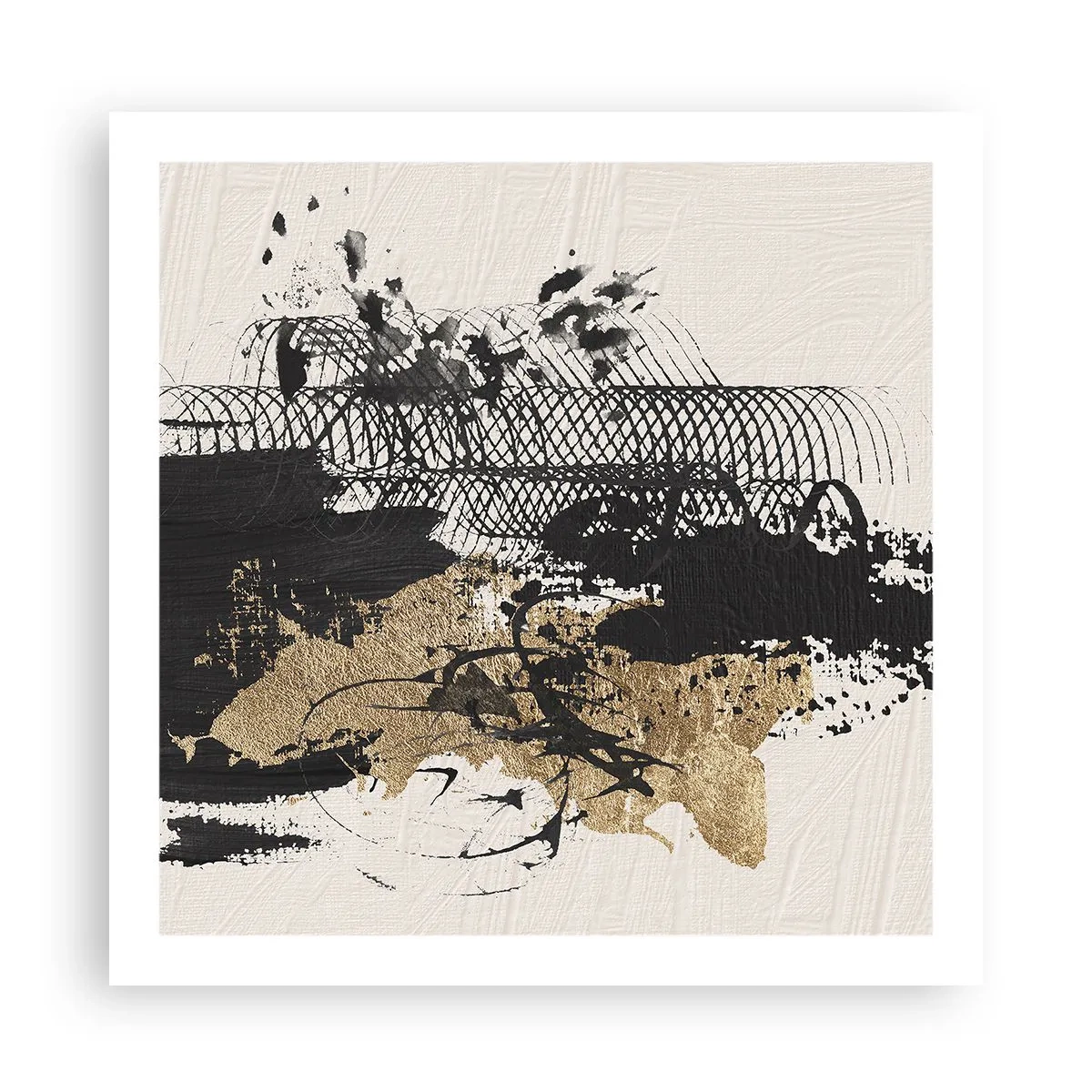 Poster - Komposition mit Leidenschaft - 60x60 cm
