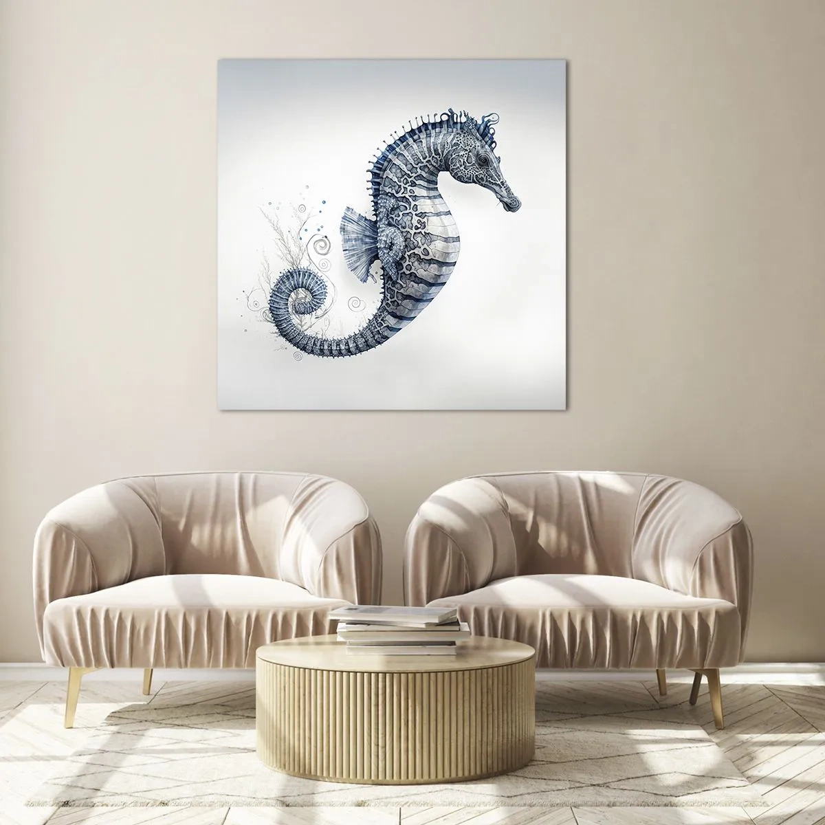 Glasbild - Bild auf glas - Subtiler Witz der Natur - 50x50 cm