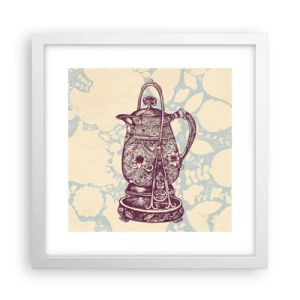 Poster in einem weißen Rahmen - Schönheit des Alltags - 30x30 cm