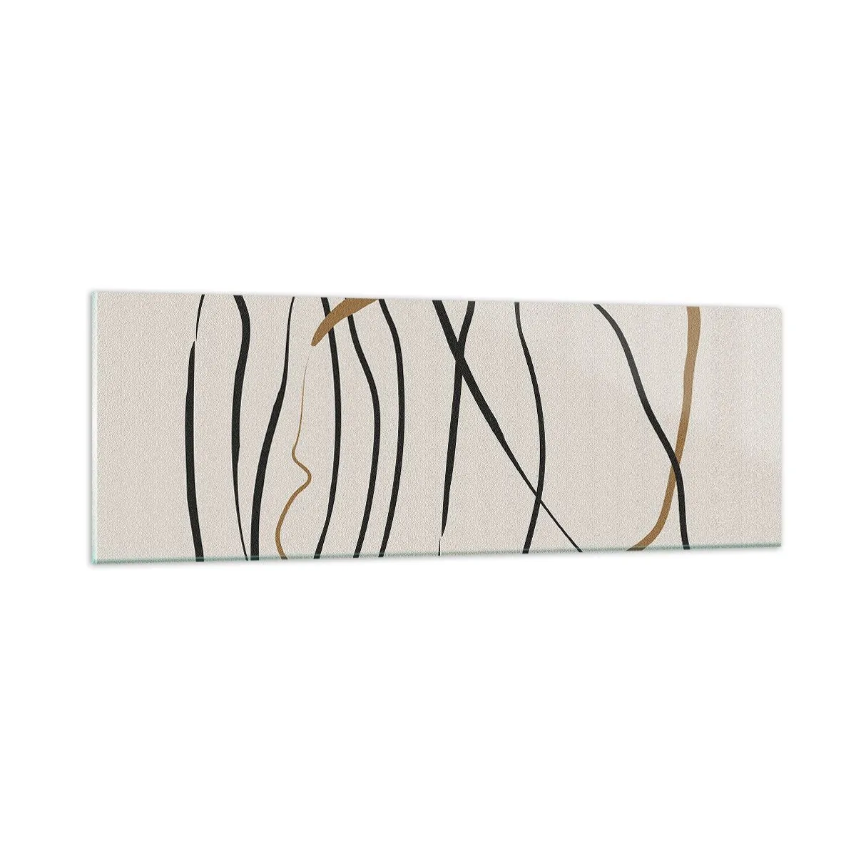 Glasbild - Bild auf glas - Komposition – Looptanz - 90x30 cm