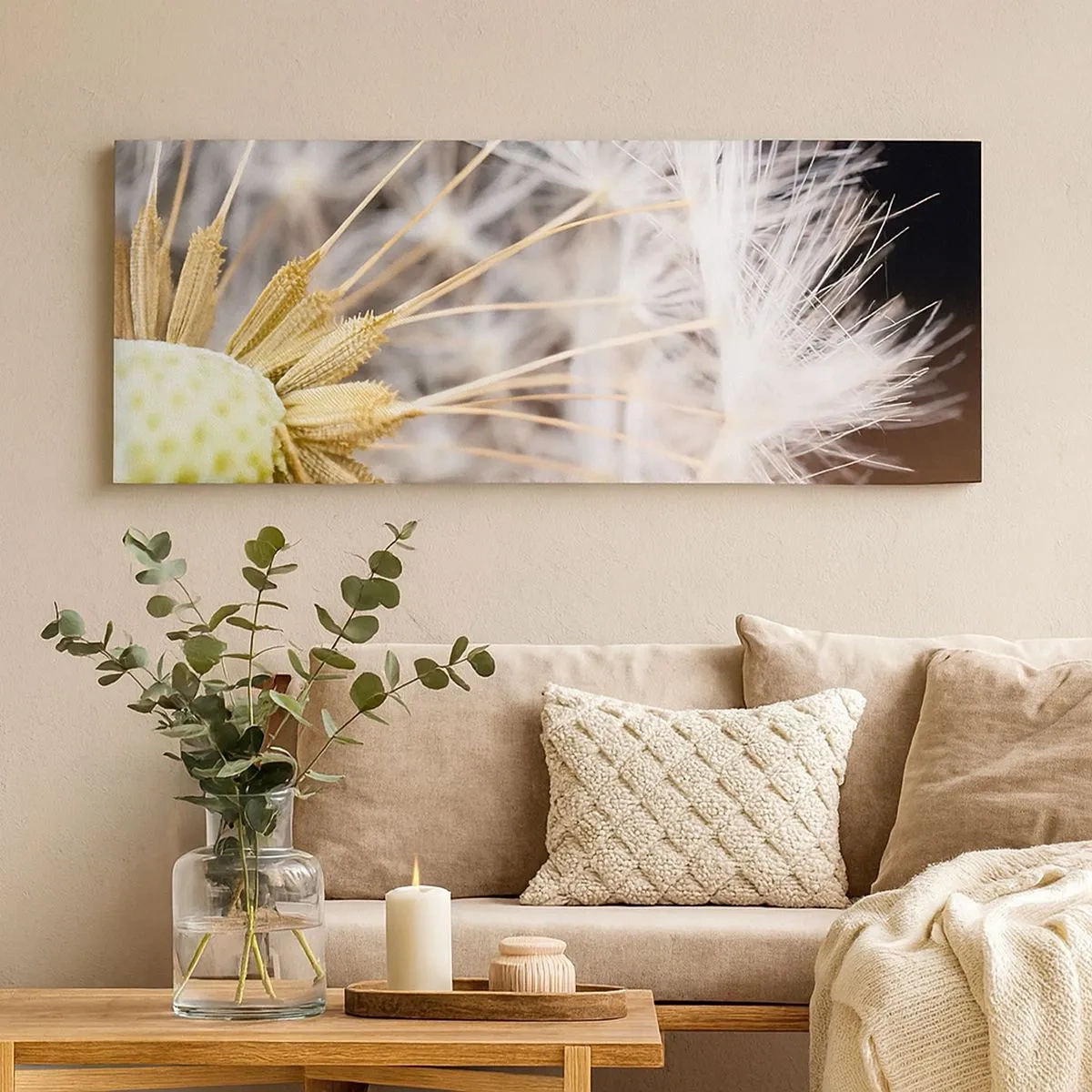 Bild auf Leinwand - Leinwandbild - Kurz vor dem Abflug - 100x40 cm