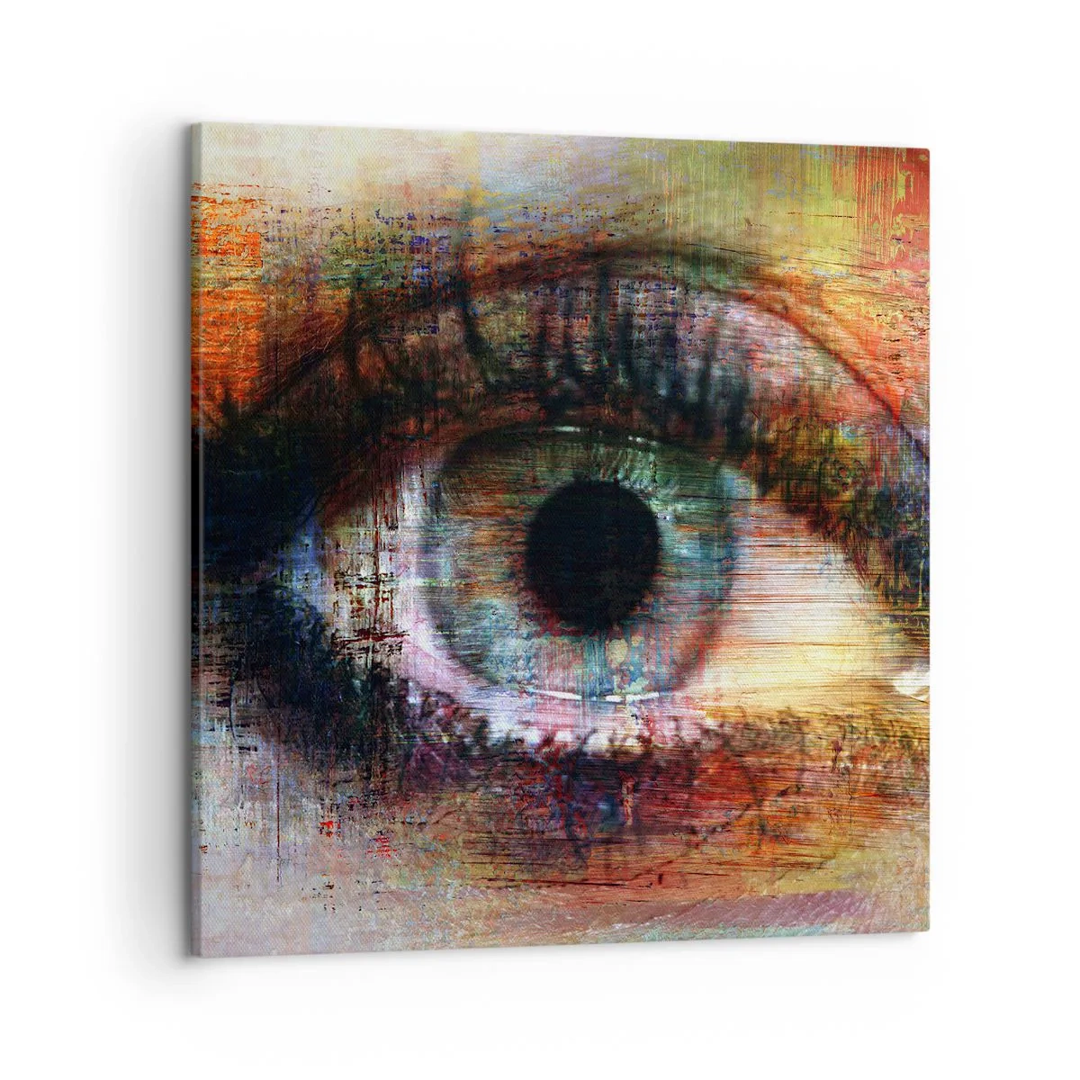 Bild auf Leinwand - Leinwandbild - Du kannst in die Seele sehen - 50x50 cm