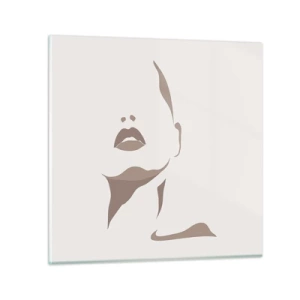 Glasbild - Bild auf glas - Aus Licht und Schatten - 30x30 cm