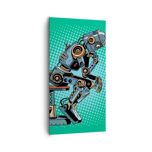 Bild auf Leinwand - Leinwandbild - Über der Essenz des Seins - 65x120 cm