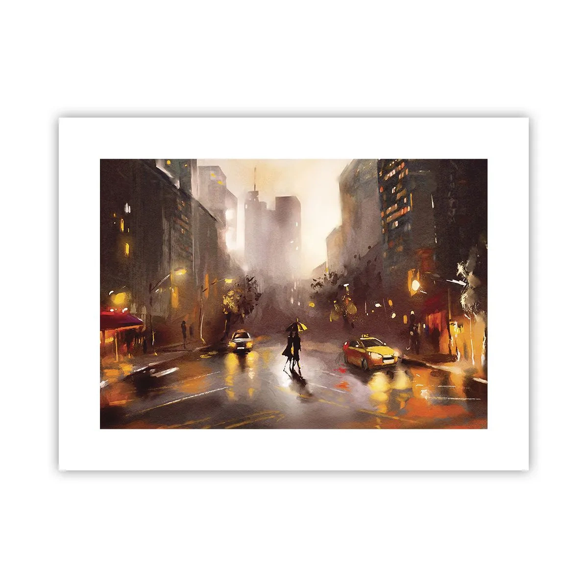 Poster - Im Licht von New York - 40x30 cm