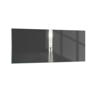 Glasbild - Bild auf glas - Ein Schritt in eine strahlende Zukunft - 100x40 cm