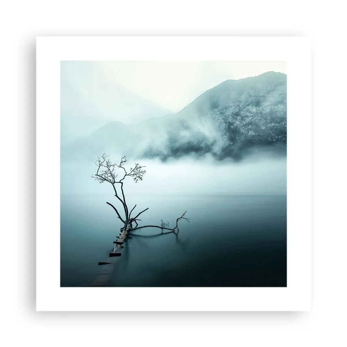 Poster - Aus Wasser und Nebel - 40x40 cm