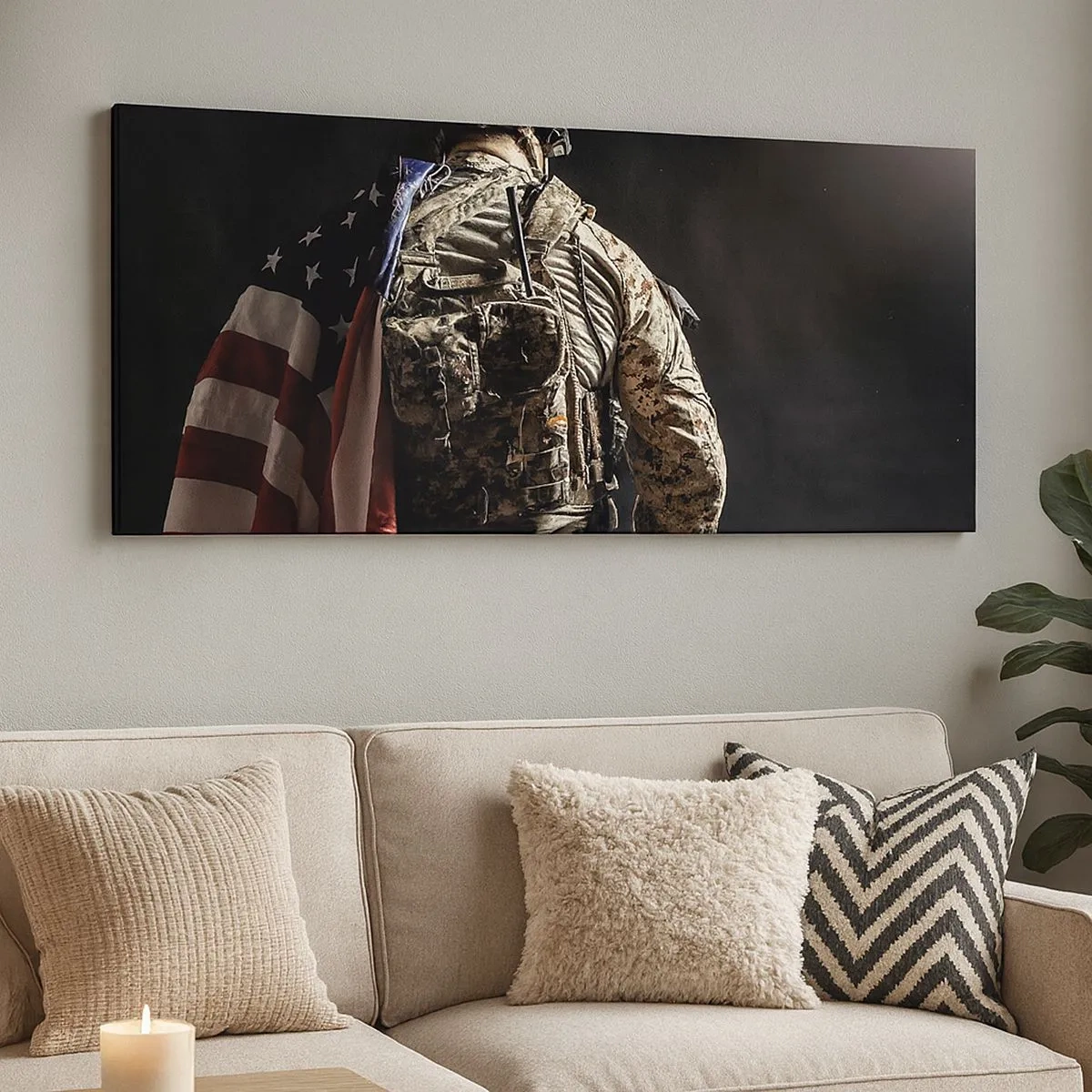 Bild auf Leinwand - Leinwandbild - Darum - 100x40 cm