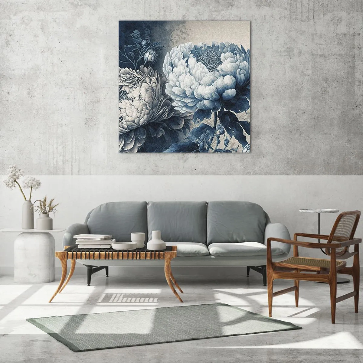 Glasbild - Bild auf glas - Passendes Paar - 60x60 cm