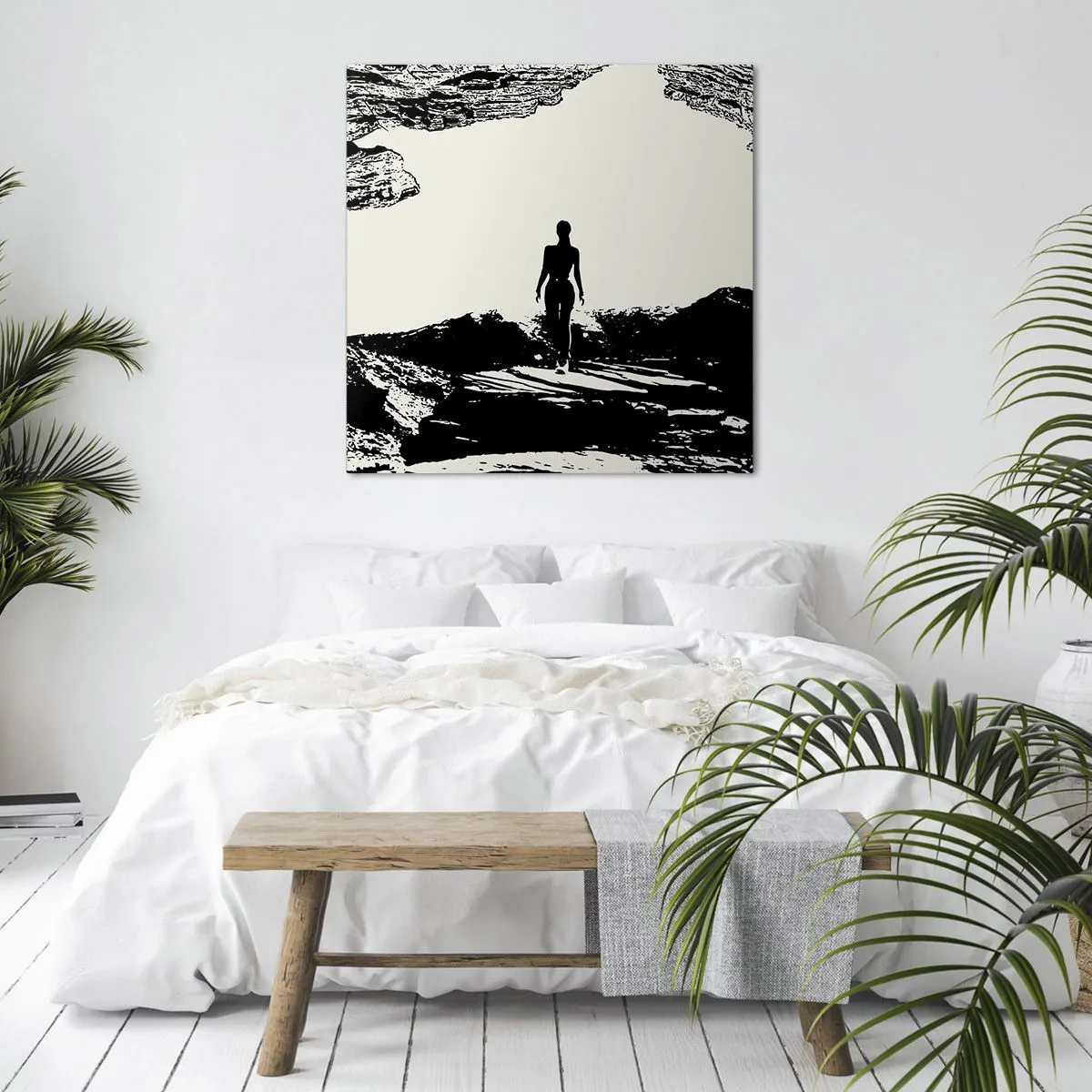 Bild auf Leinwand - Leinwandbild - Neuer Blick - 40x40 cm