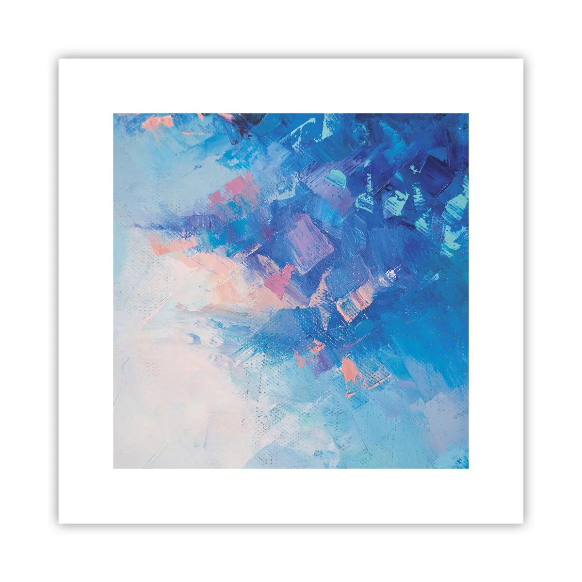 Poster - Winter-Abstraktion - 30x30 cm