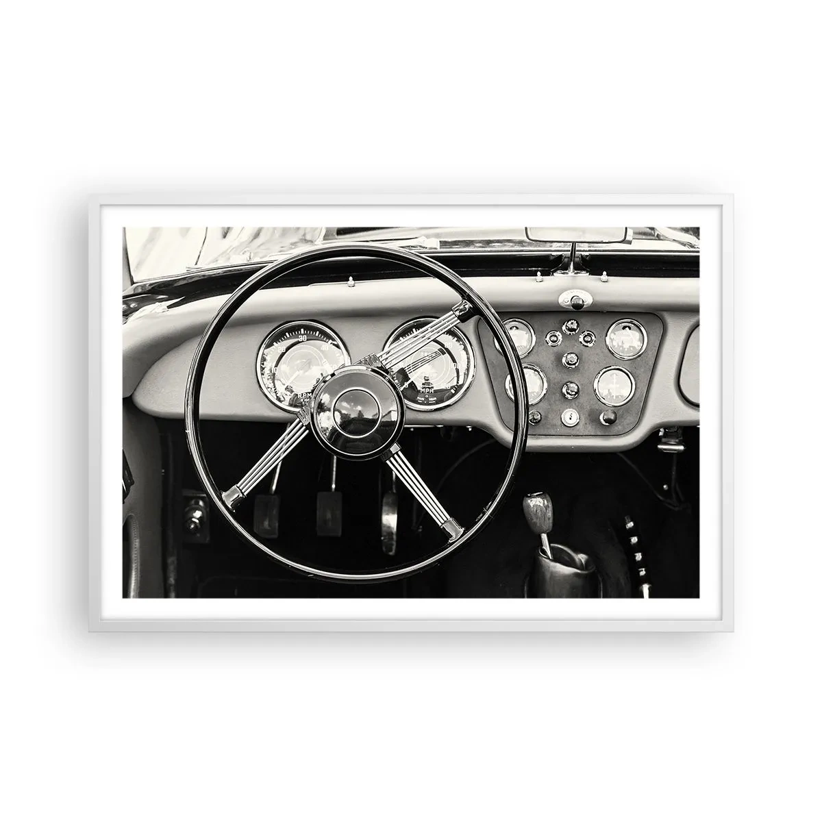 Poster in einem weißen Rahmen - Ein Sammlertraum - 91x61 cm