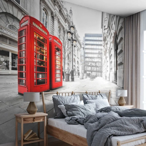 Fototapete Premium Sand - Willkommen in London - Städte, London, Die Architektur - 400x280 cm
