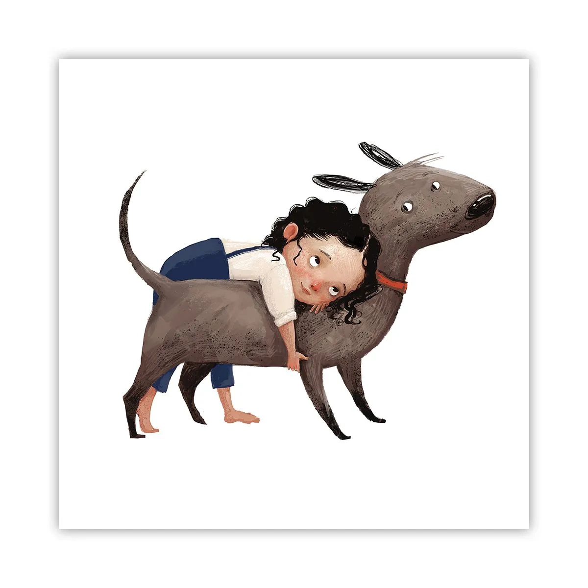 Poster - Beste Freunde - 50x50 cm