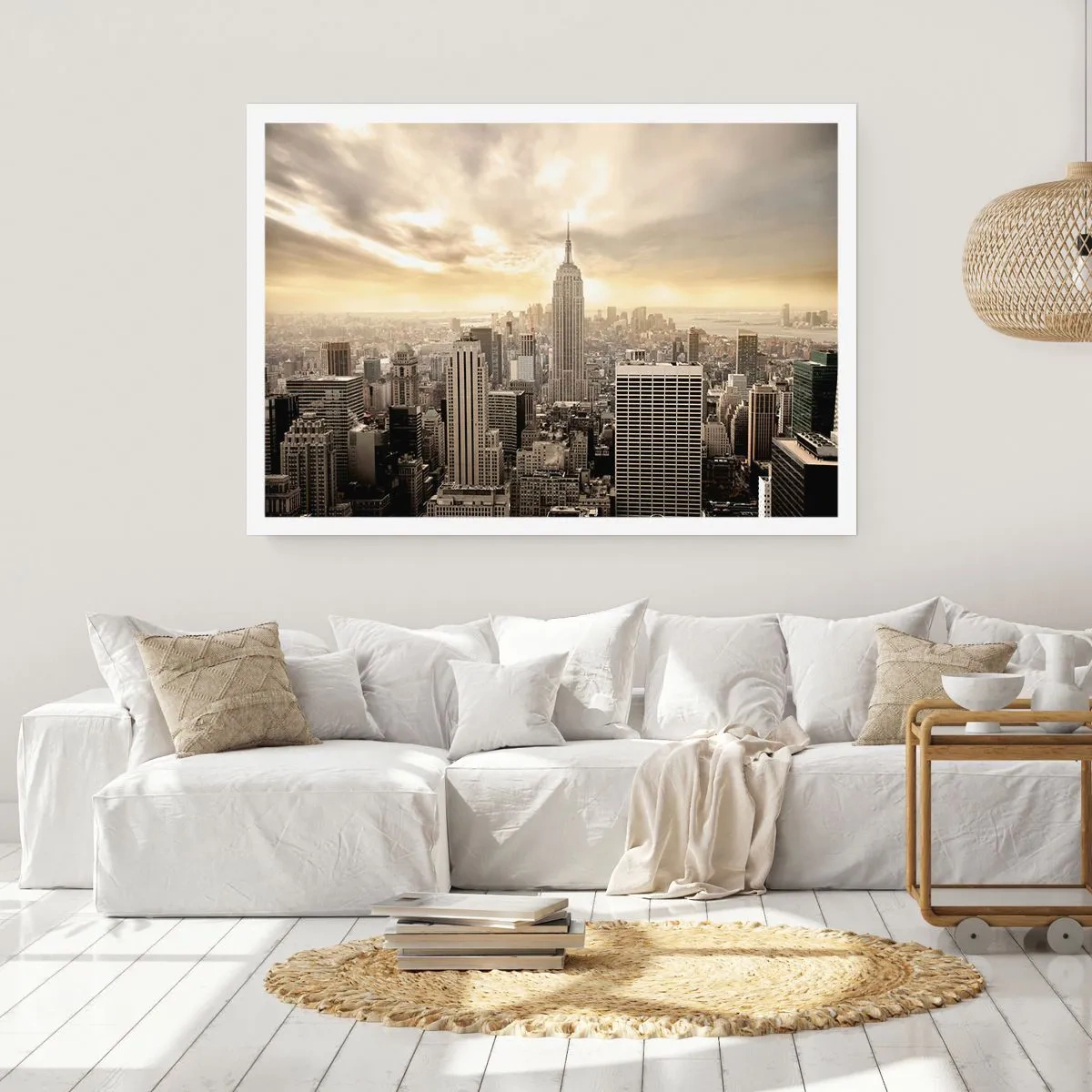 Poster - New York aus Grau - 91x61 cm