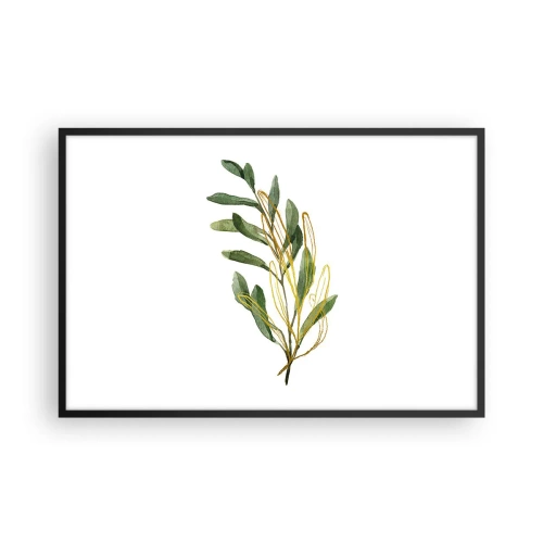 Poster in einem schwarzem Rahmen - Alles was gut ist - 91x61 cm