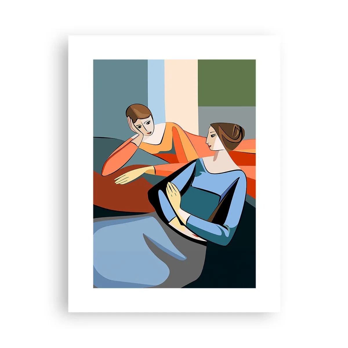 Poster - Moment der Zuversicht - 30x40 cm