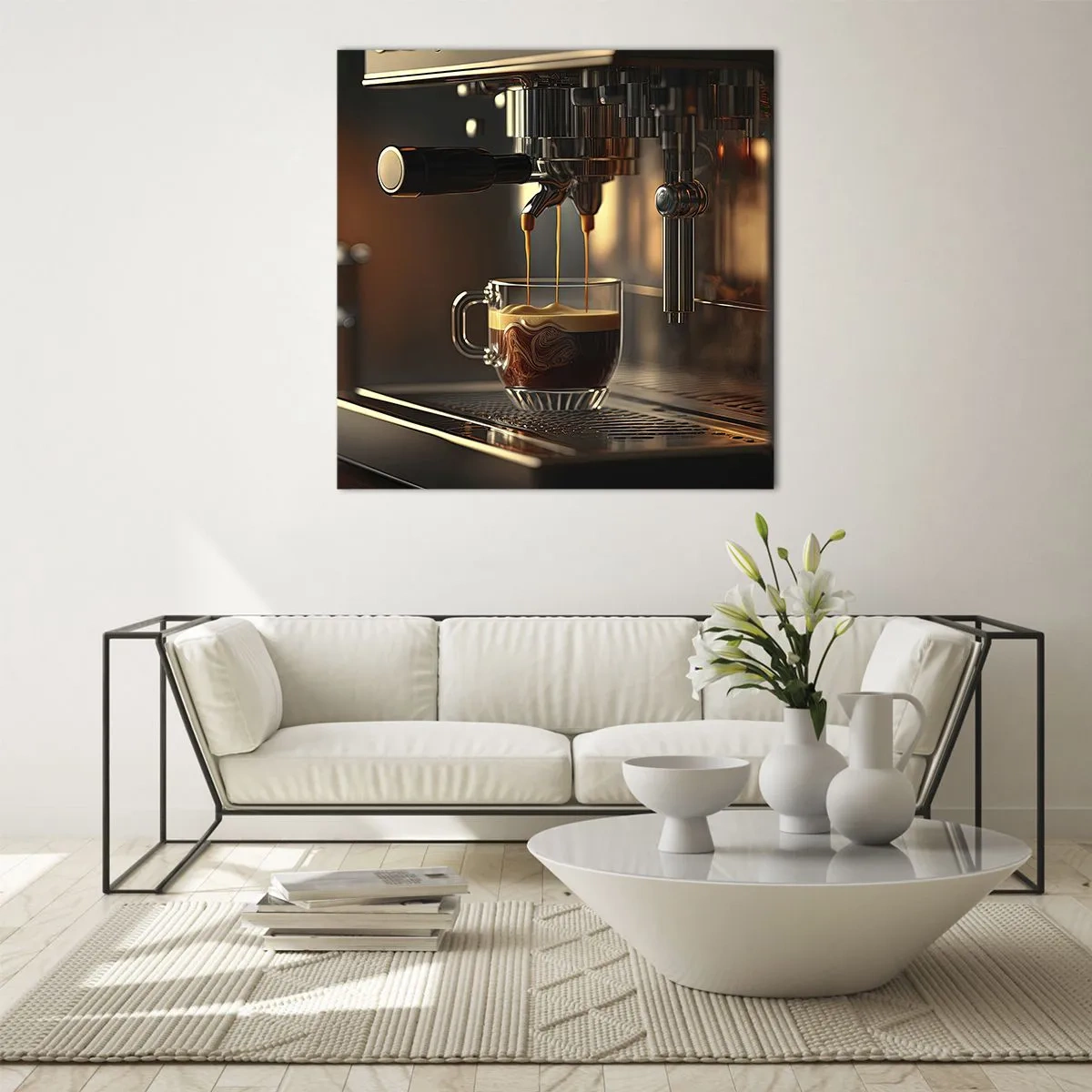 Glasbild - Bild auf glas - Sinnliche Mischung - 50x50 cm